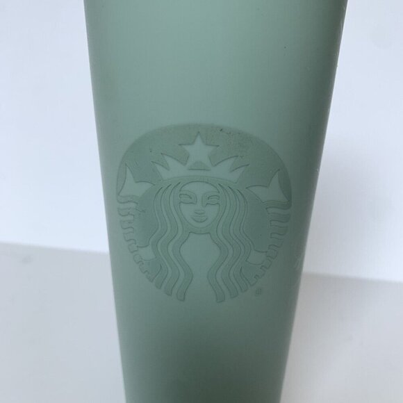 STARBUCKS 2020 Teal Blue Logo Travel Tumbler 16 oz. - Picture 5 of 8